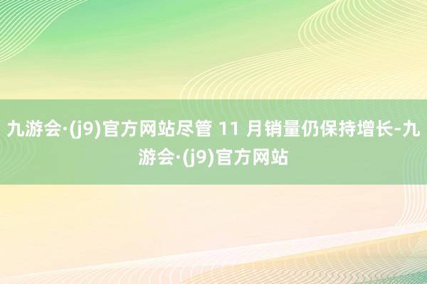 九游会·(j9)官方网站尽管 11 月销量仍保持增长-九游会·(j9)官方网站