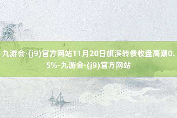 九游会·(j9)官方网站11月20日旗滨转债收盘高潮0.5%-九游会·(j9)官方网站